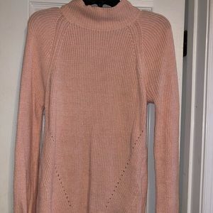 Baby pink sweater.